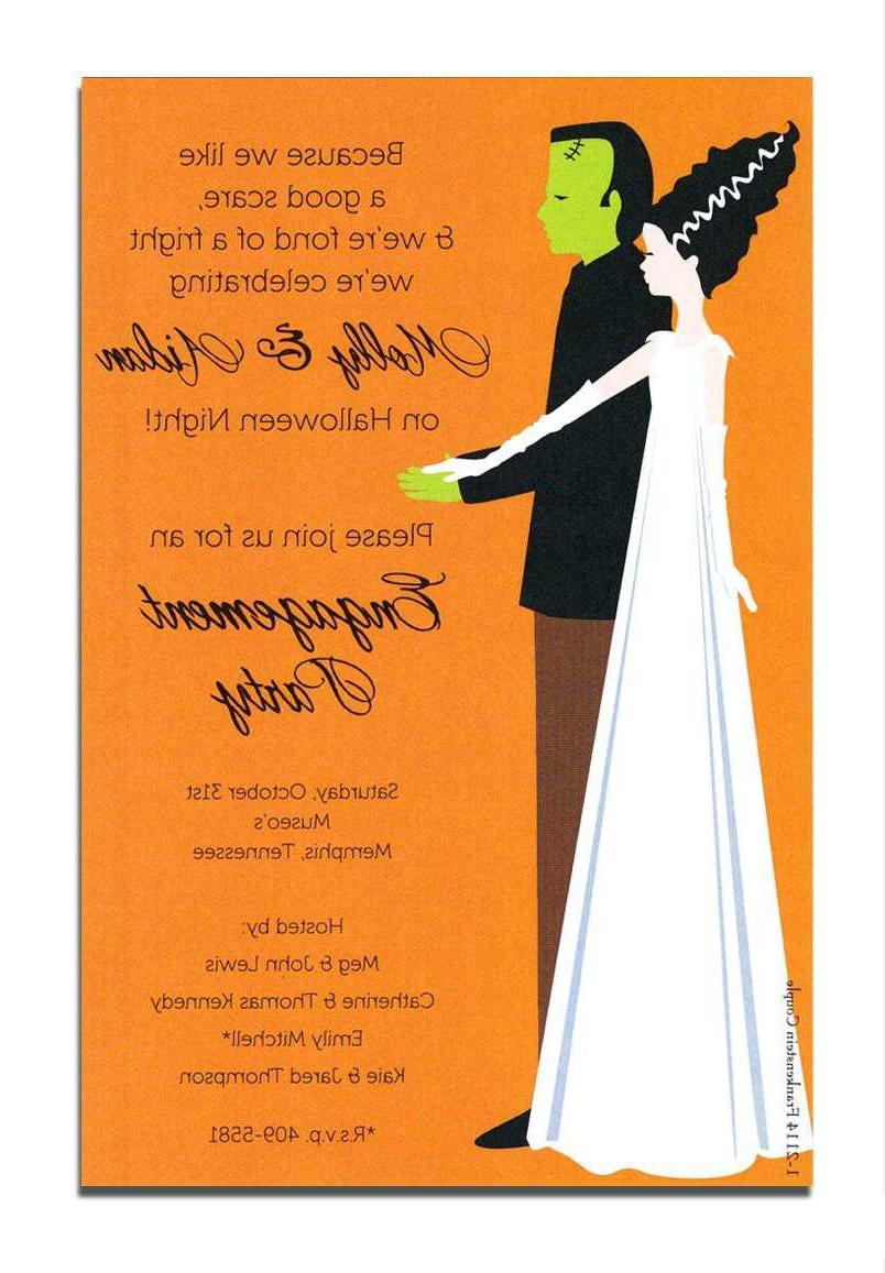 Halloween Wedding Invitations