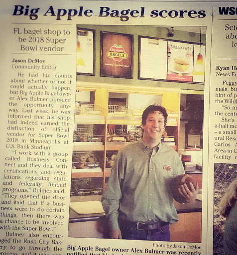 Bagel Shop «Big Apple Bagels», reviews and photos, 508 Lake St S, Forest Lake, MN 55025, USA