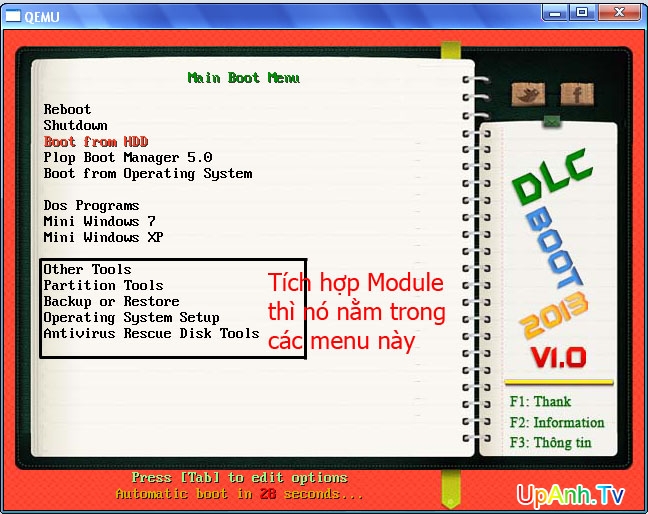 DLC Boot 2013 v1.2 [Boot Metro với Mini Win XP & Mini Win 7 (Soạn thảo, Nghe nhạc, Xem phim, USB 3.0, 3G)]  UpAnh.Tv-Module