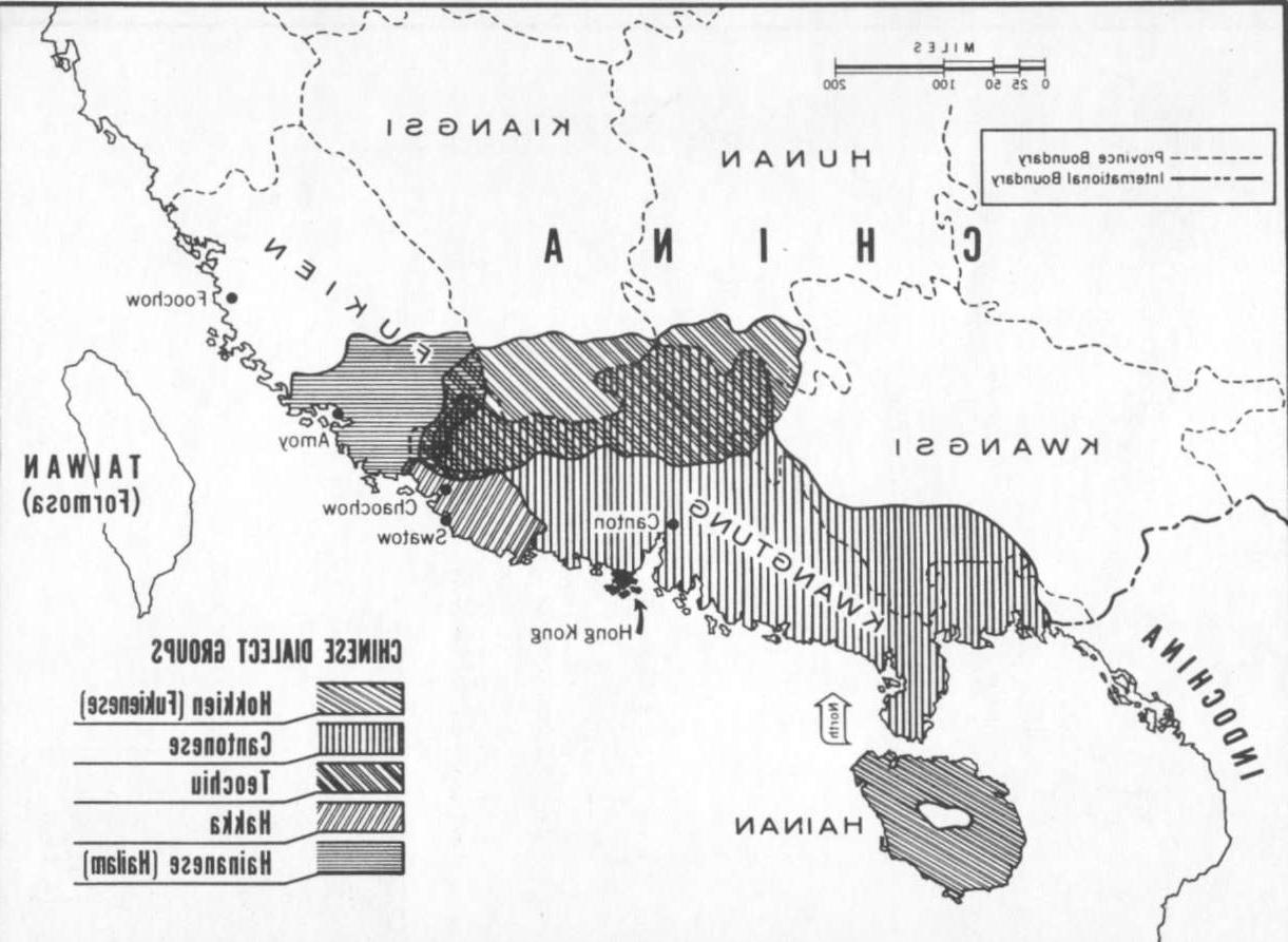 PRINCIPAL PLACES OF ORIGIN OF