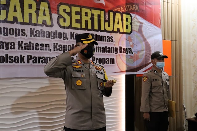 Kapolres Simalungun Pimpin Serah Terima Jabatan Tujuh Jabatan Utama