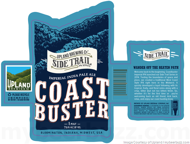 Upland Brewing Coastbuster Coming To Side Trail IPA Series Cans