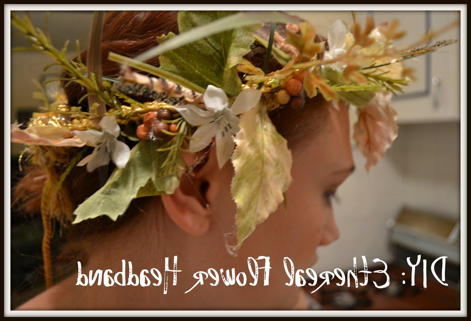 diy leaf headband wedding veil