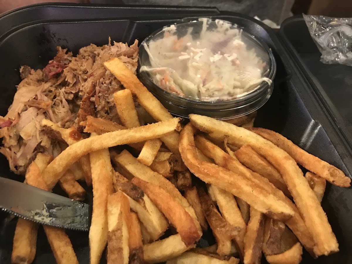 Gluten-Free Fries at Mission BBQ