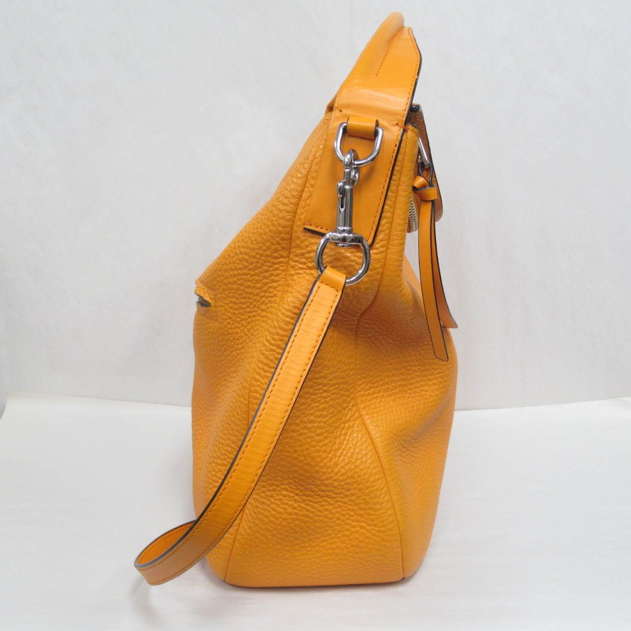 Coach Orange Leather Shoulder Bag