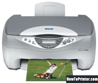 Reset Epson CX3200 printer use Epson reset software