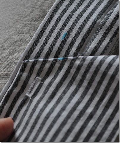 hidden button placket