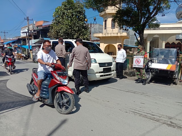 Polsek Teluk Mengkudu Giat Ops Yustisi