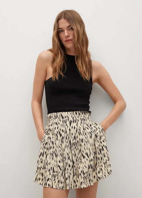 MARIA'S STYLE PLANET: PRINTED FLOWY SHORTS