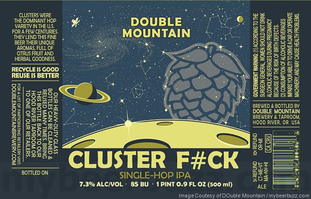 Double Mountain Adding Cluster F#ck Single Hop IPA