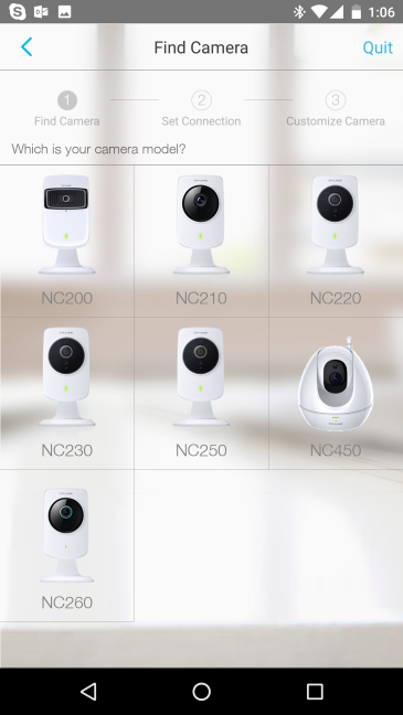 TP-LINK NC450, fotocamera