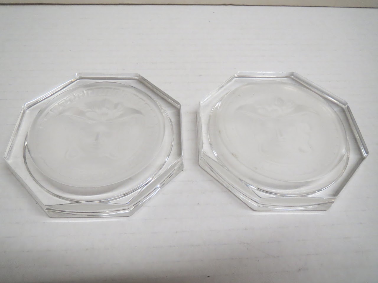 Versace X Rosenthal Crystal Coaster Lot