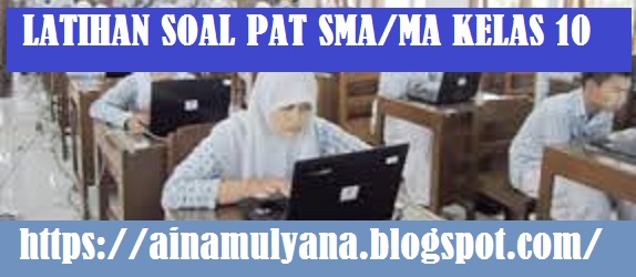 Soal pat sejarah indonesia kelas 10