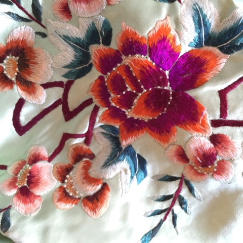 Thread and Thrift: Chinese flowers