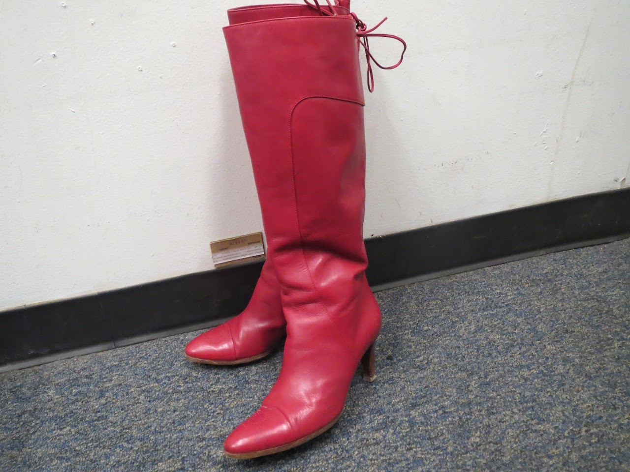 Salvatore Ferragamo Red Calf Boots