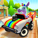 Herunterladen Pony Craft Unicorn Car Racing - Pony Care Installieren Sie Neueste APK Downloader