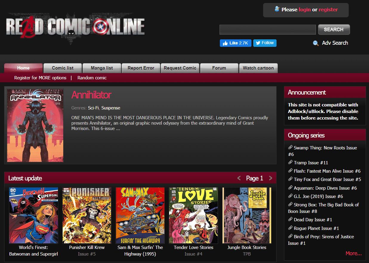 Read Comic Online | Best Websites To Read Comics Online For Free