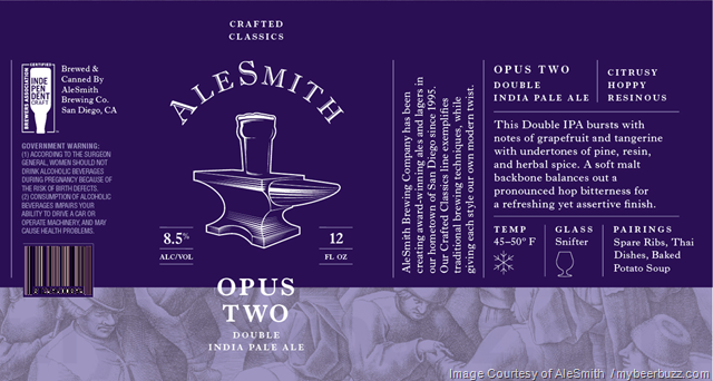 AleSmith Adding Opus Two Double IPA