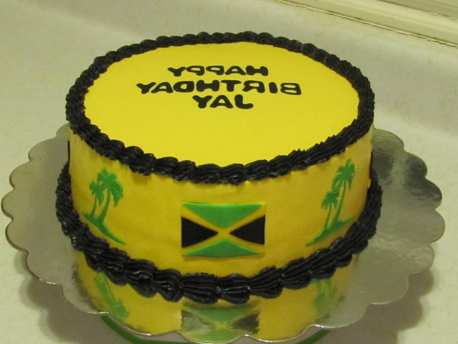 This Jamaican themed cake was