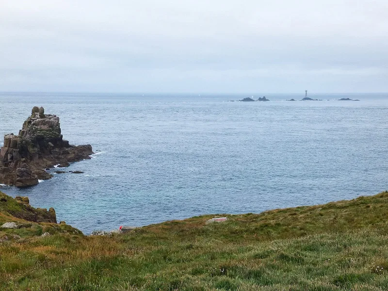 The longships Islets and lighthouse