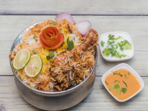 Hyderabadi Chicken Dum Biryani [single Piece] Mini