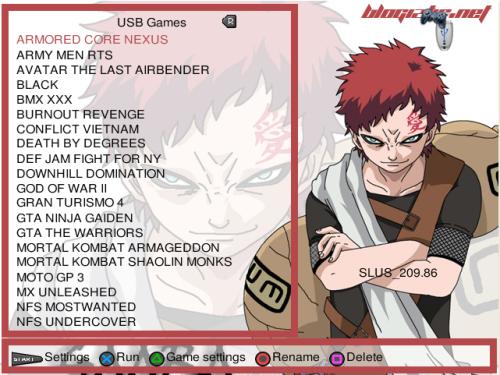 Download Gratis Free Full Lengkap Open PS2 Loader OPL versi 0.8 Terbaru Update PlayStation 2 Keren Bagus Kartun Anime RAR ZIP Cara Trik Tips Mengganti Tema Theme Skin Game Tampilan