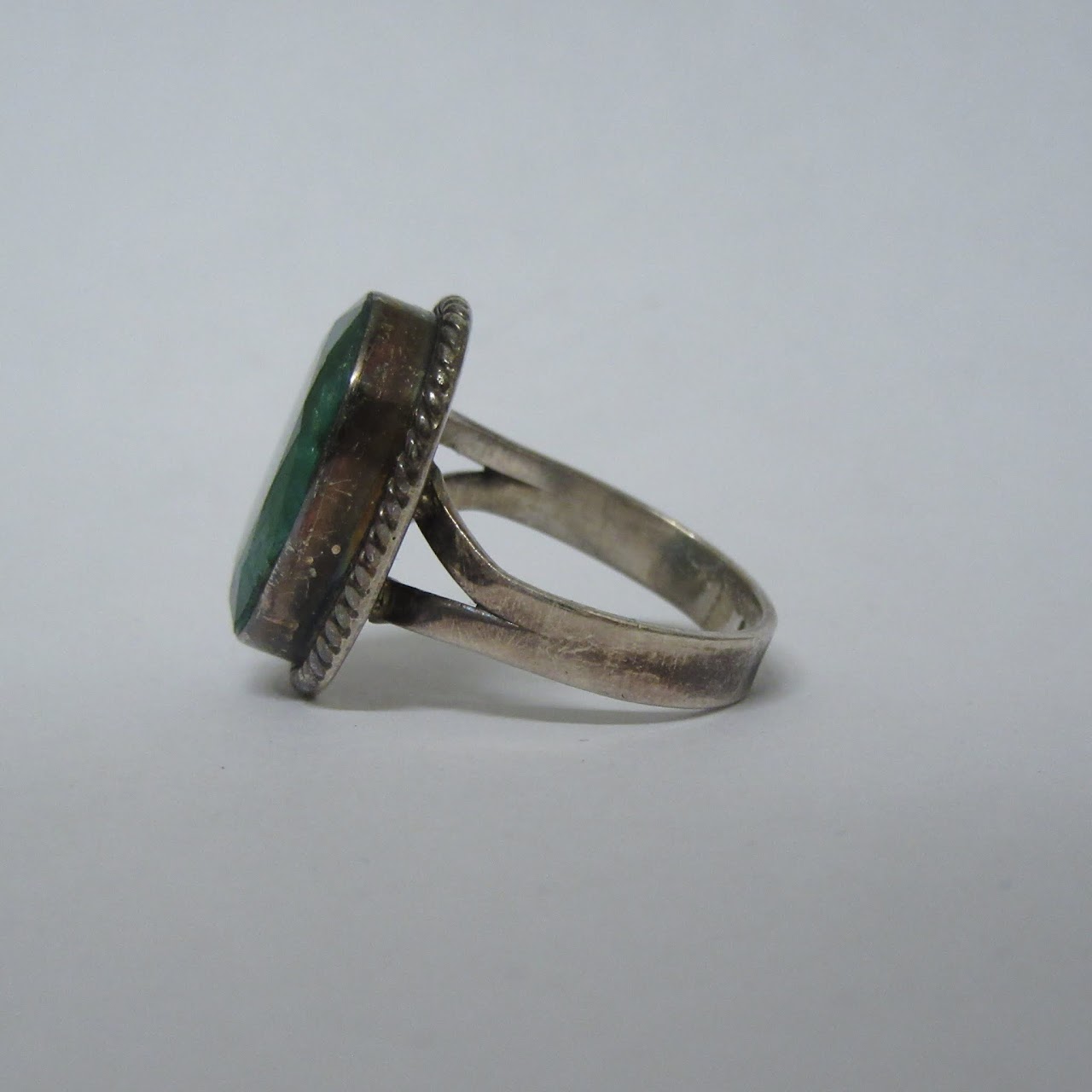 Stauer Faceted Emerald Ring