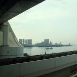 fuji tv building in odaiba in Ginza, Japan 