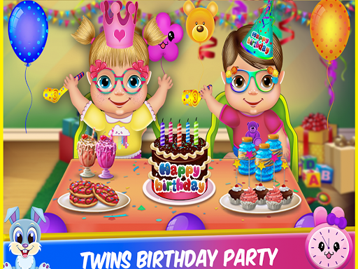 Newborn Twin Baby Care Game - Babysitter Games