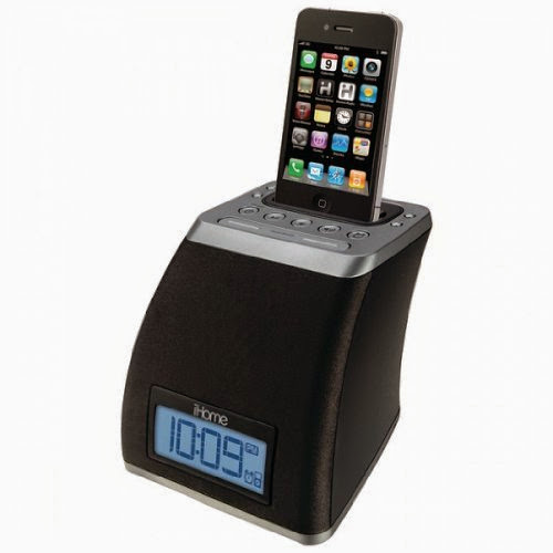  IHOME iP21GV iPhone(R)/iPod(R) Space Saver Alarm Clock