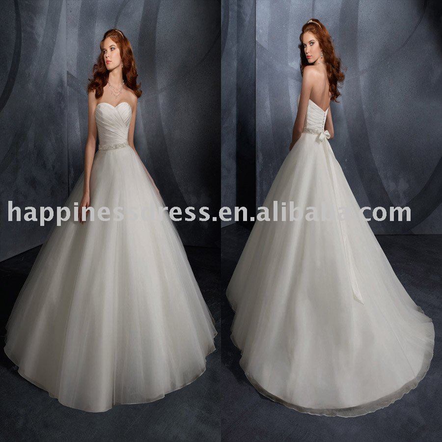 strapless wedding dresses 2000