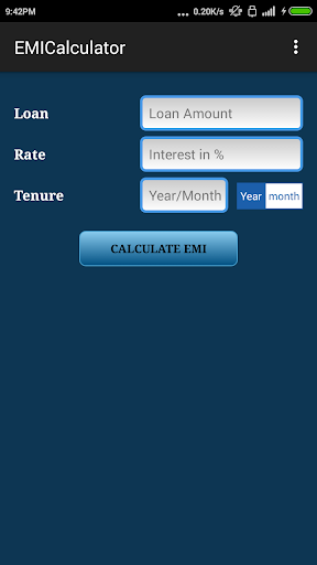 EMI Loan Calculator