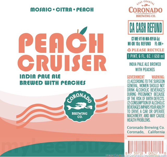 Coronado Adding Peach Cruiser IPA