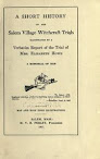 A Short History of the Salem Village Witchcraft Trials OCR Version