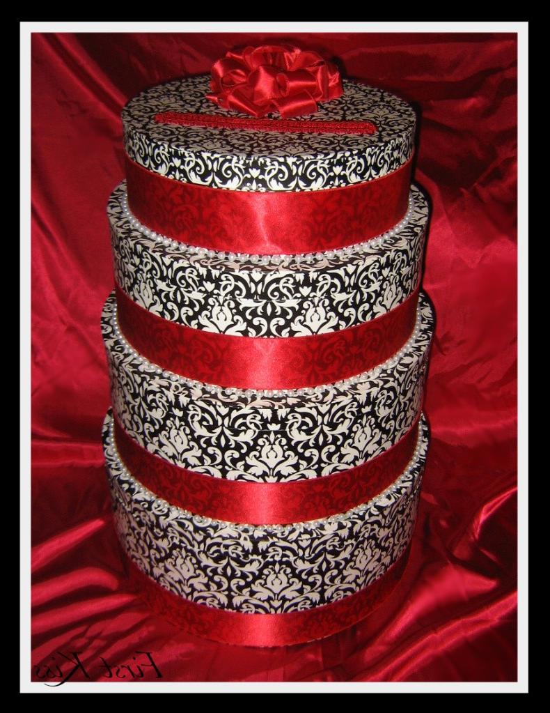 Four Tier Damask Black, White,