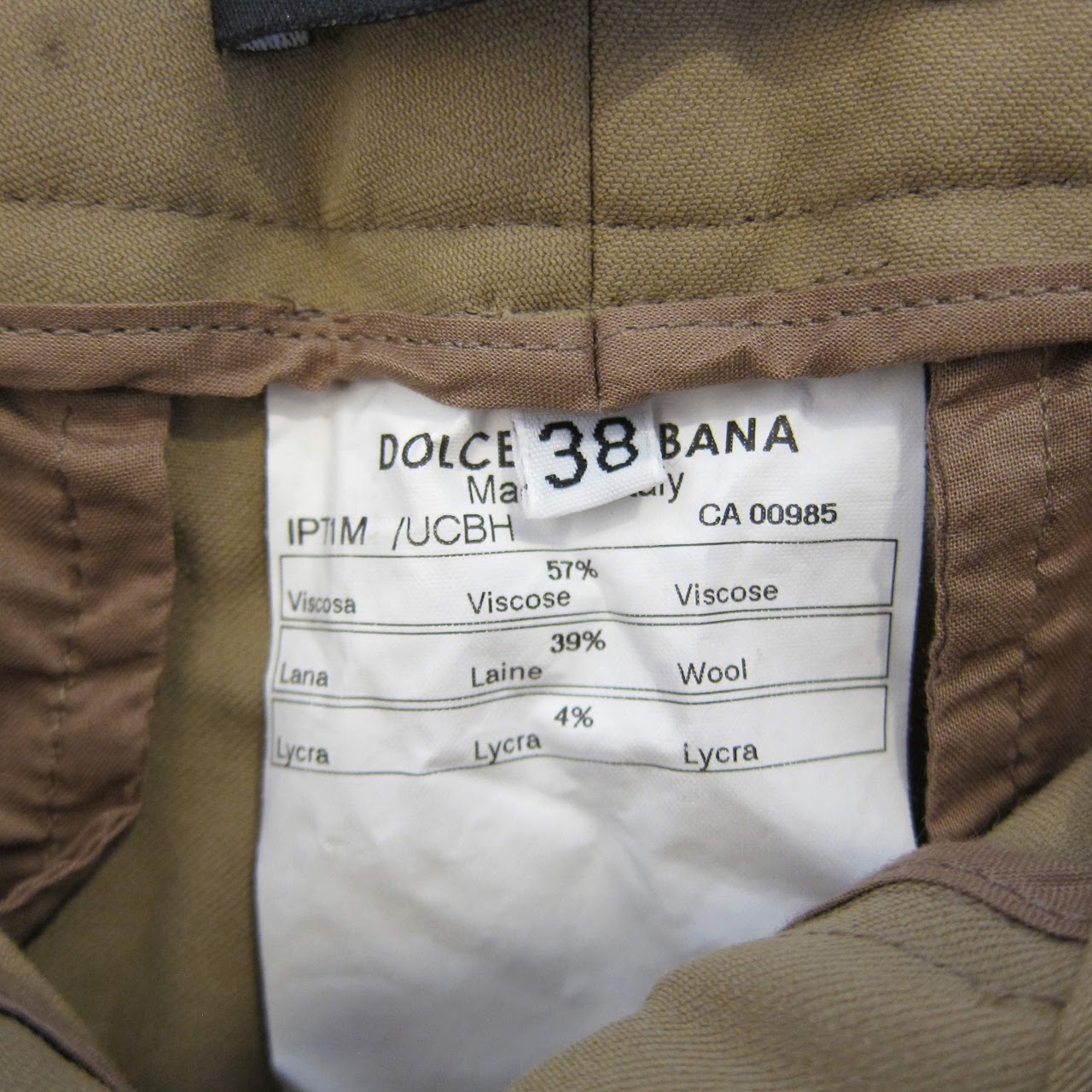 Dolce & Gabbana Beige Trousers