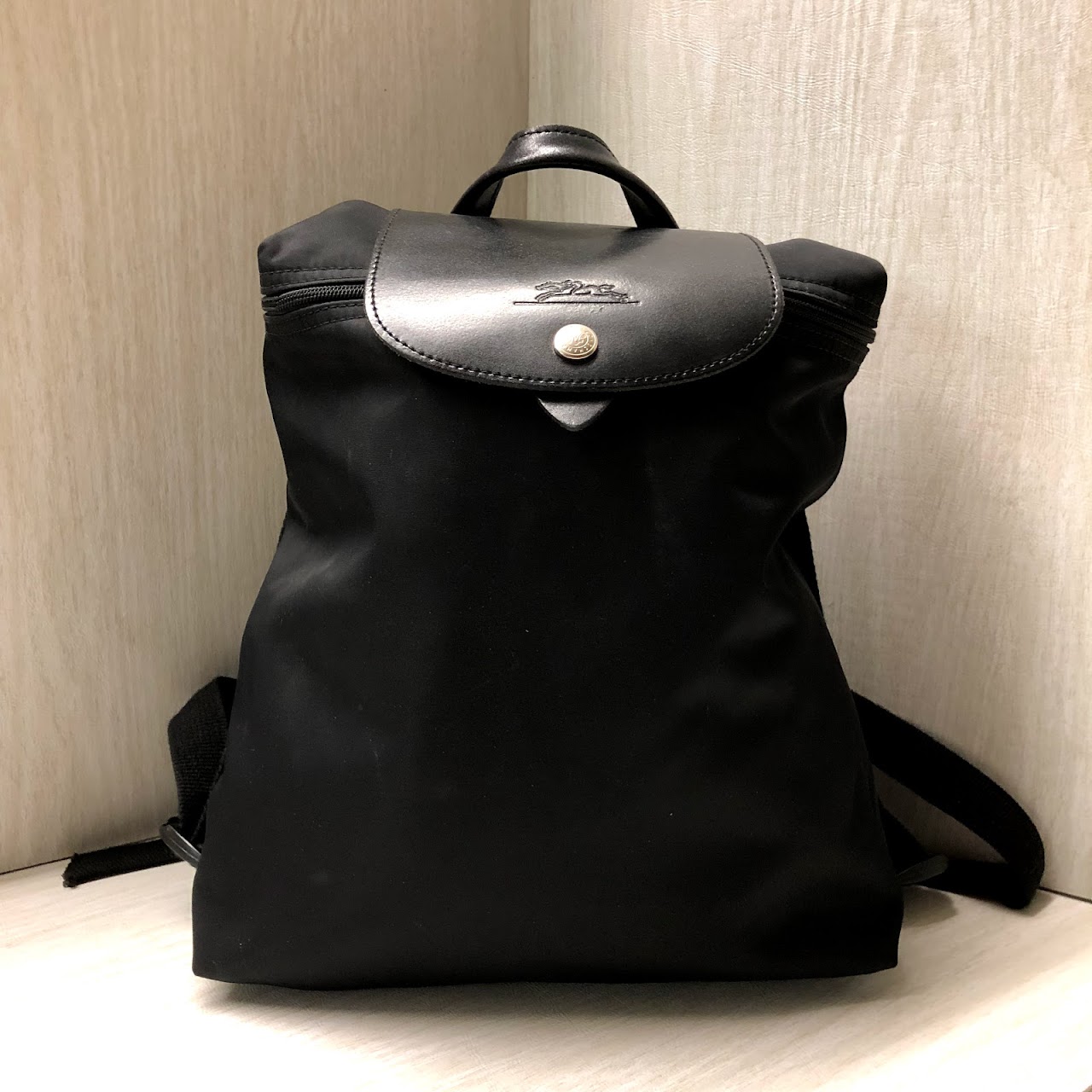 longchamp le pliage all black