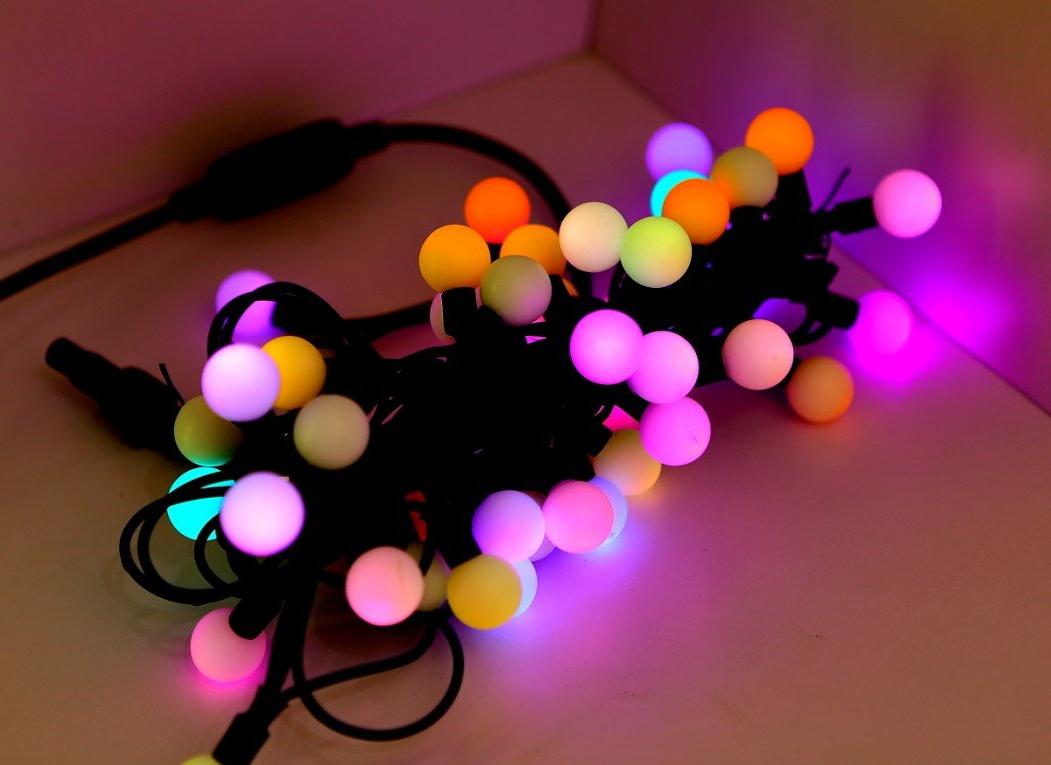 Wholesale Christmas Wedding multi colour led string ball light,waterproof
