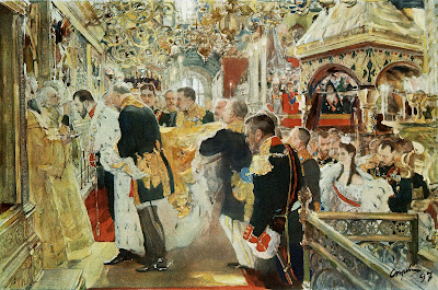 Valentin Serov - Coronation of Nicholas II of Russia 1896