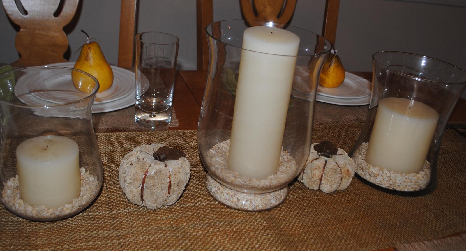 burlap table runners