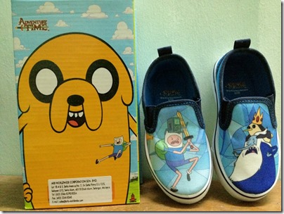 Adventure Time Canvas Slip-ons