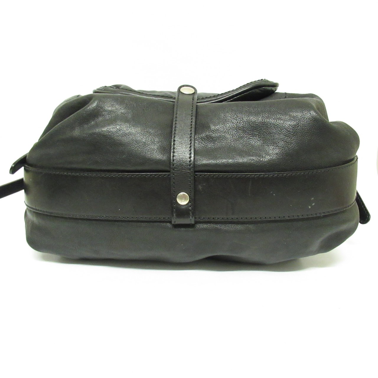 Gryson Black Leather Shoulder Bag