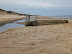 Debris from Hemsby on the beach