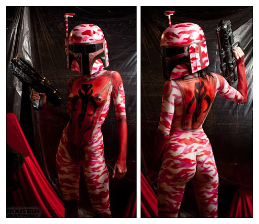 The Mrs Bobba 'Body Painted' Fett