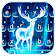 Thème de clavier Glowing Forest Deer icon