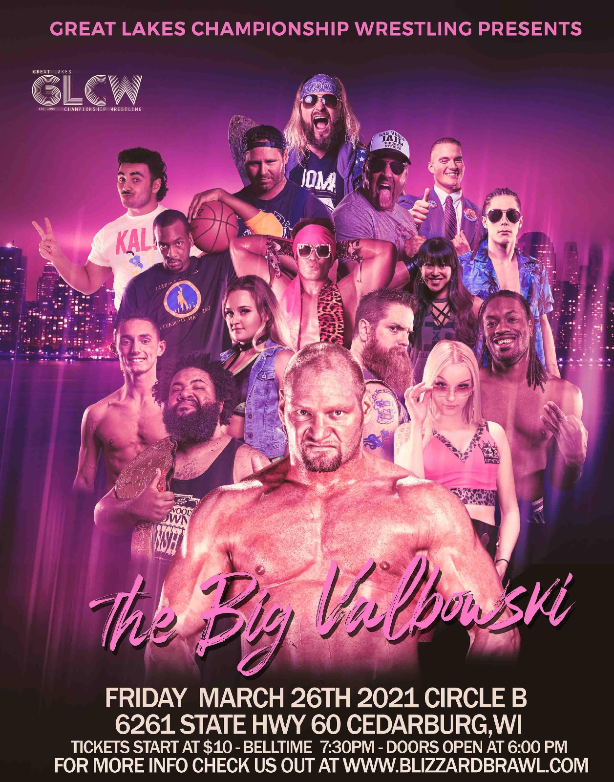 GLCW - Big Valbowski (FRIDAY NIGHT) March 26 - Cedarburg.