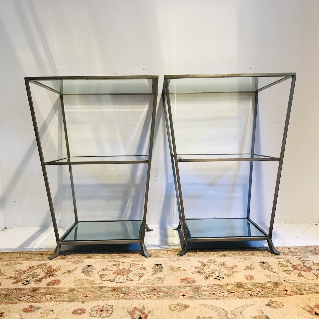 Tiered Accent Table Pair