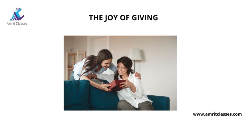 the joy of giving