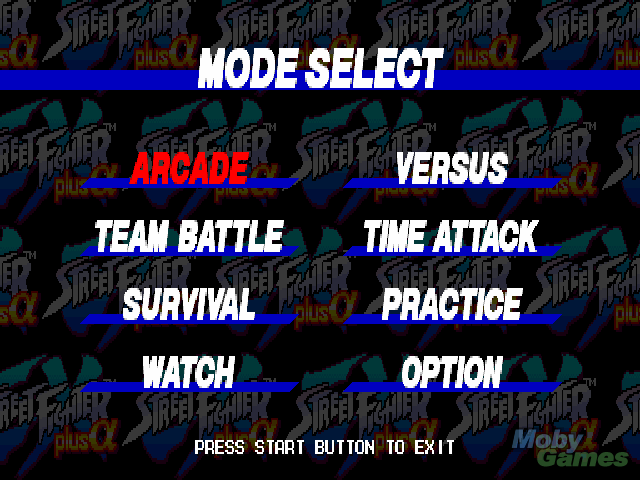 Street Fighter EX - O Tópico Definitivo [+Reviews] [+Fichas] [+Finais] [+Artworks] 147110-street-fighter-ex-plus-alpha-playstation-screenshot-main-menu