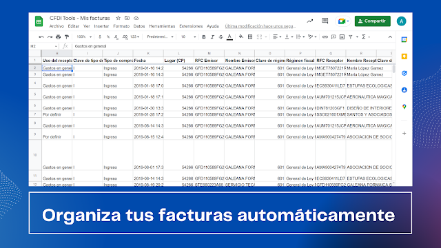 Screenshot of CFDI Tools